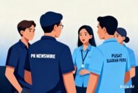 Kolaborasi PR Newswire–PSPI menjadi langkah strategis dalam meningkatkan penyebaran informasi korporasi. (Dok. Kreasi Cici AI)