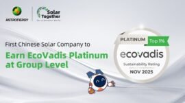 EcoVadis Platinum at Group Level_Astronergy