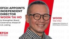 EFGH Appoints Woon Tai Ho as Independent Director of EFGH Board of Directors